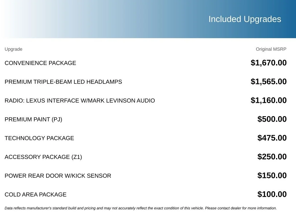 Used 2024 White Lexus 350 Luxury image 5