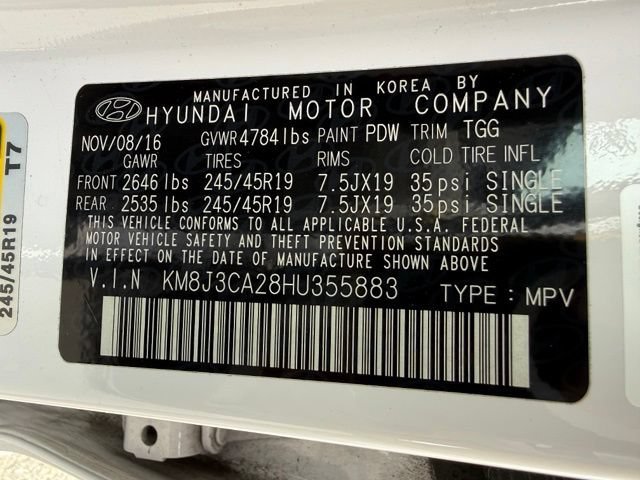 Used 2017 Dazzling White Hyundai Sport image 14