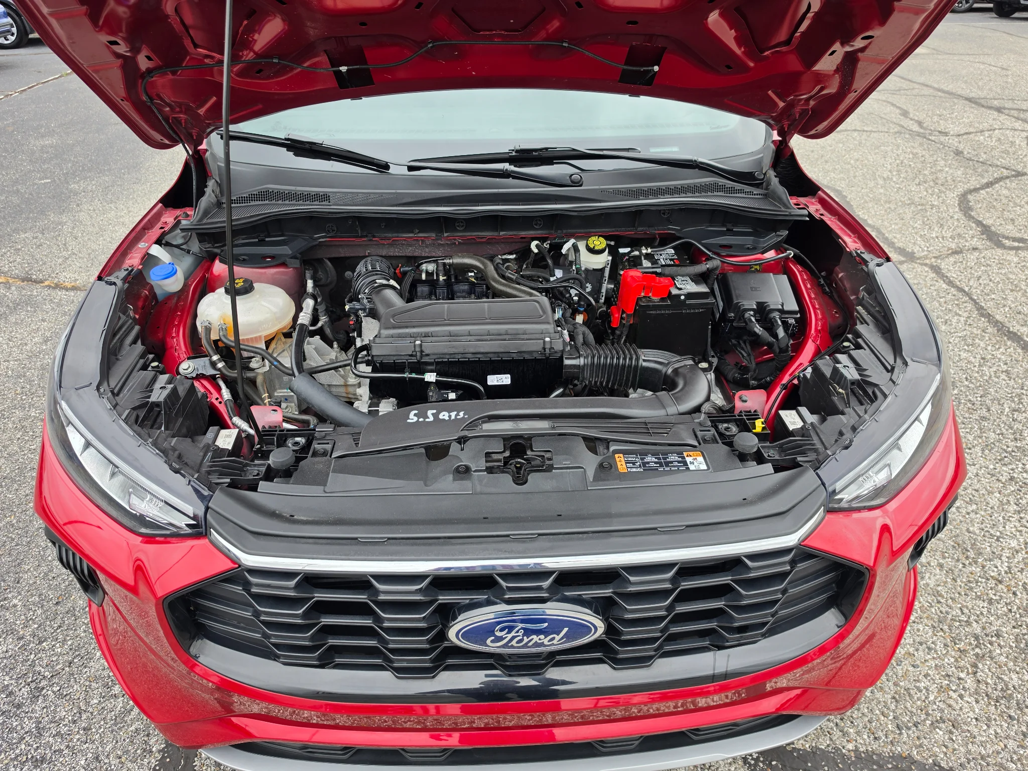 Used 2023 Rapid Red Metallic Tinted Clearcoat Ford ST-Line image 27
