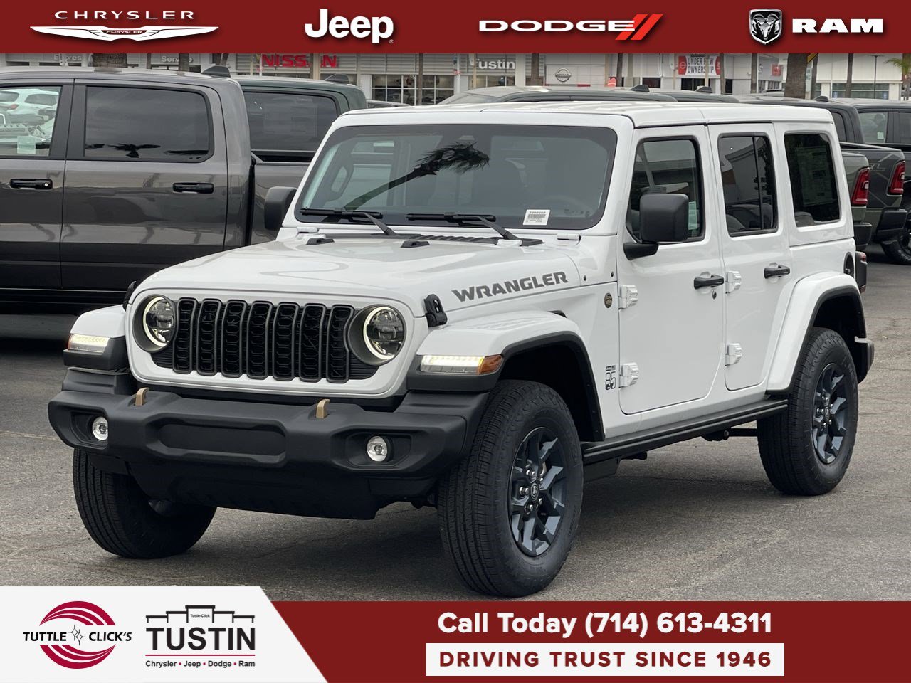 New 2026 Bright White Clearcoat Jeep 85th Anniversary image 3