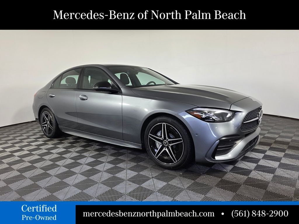 Certified Used 2025 Gray Mercedes-Benz C 300 image 8