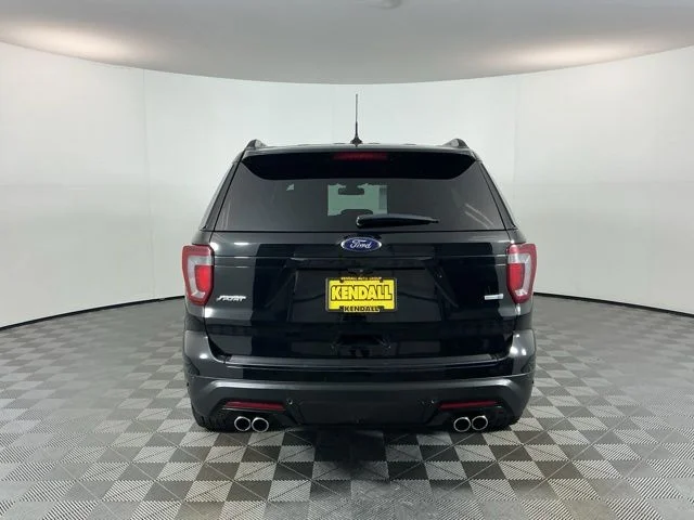 Used 2018 Shadow Black Ford Sport image 6