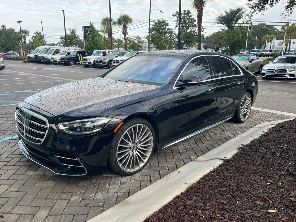 Certified Used 2023 Black Mercedes-Benz S 500 image 1