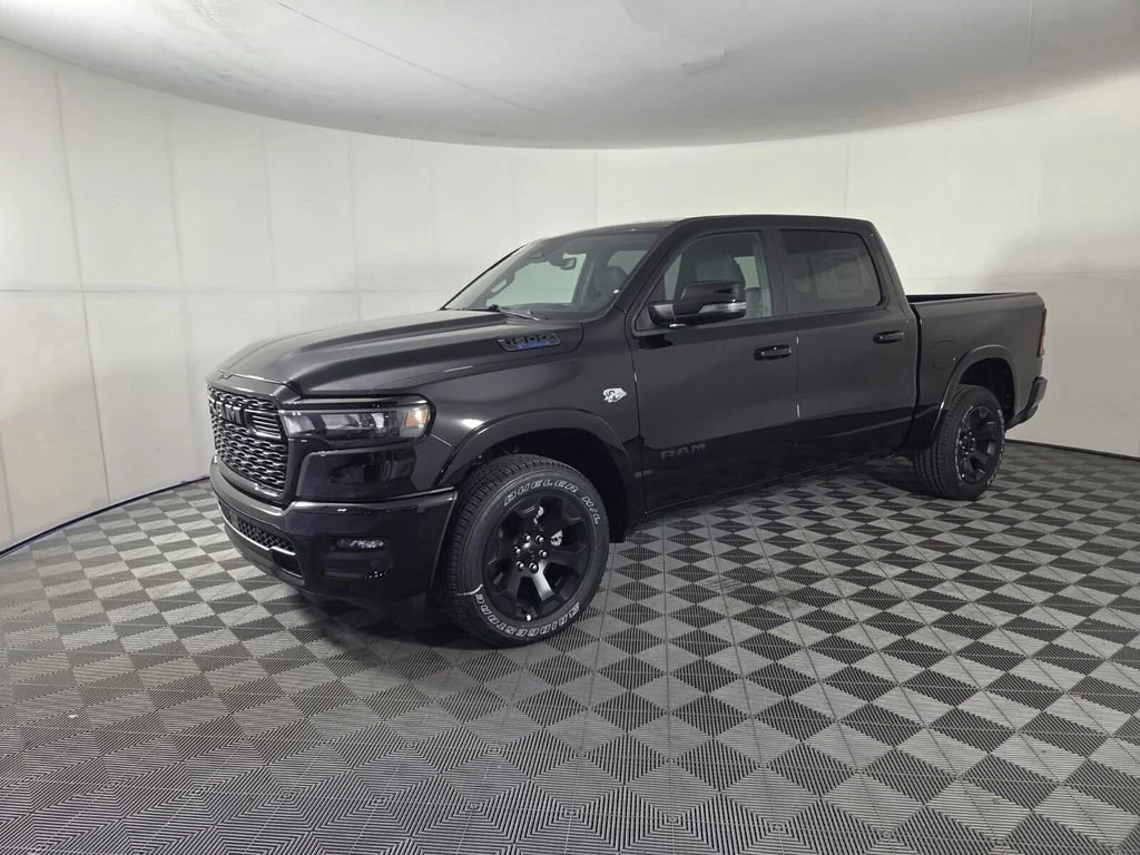 New 2026 Diamond Black Crystal Pearl-Coat Exterior Paint RAM Big Horn image 4