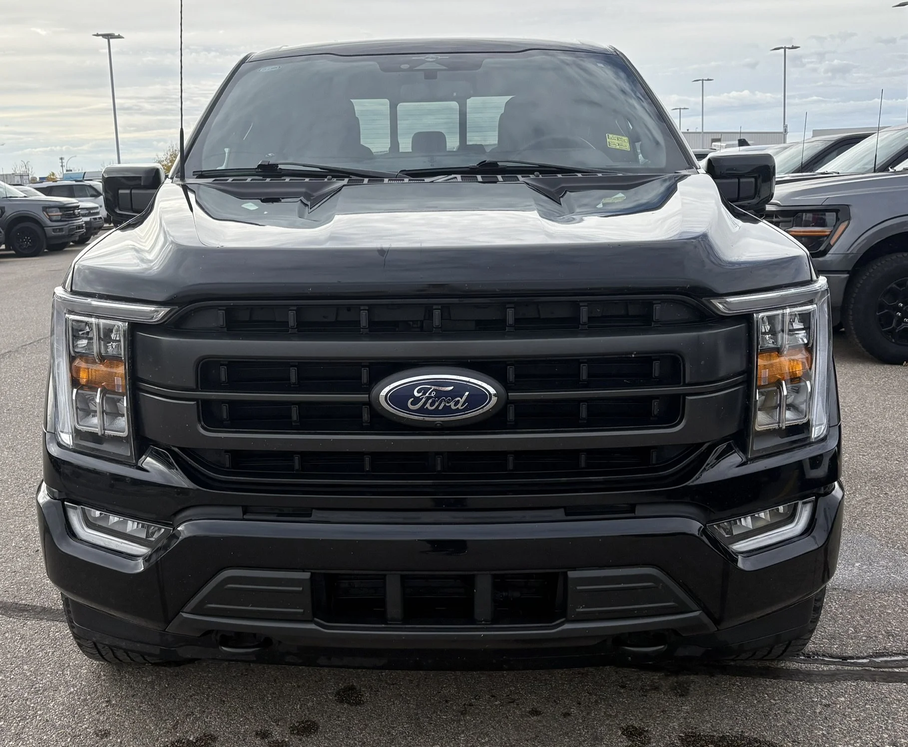 Used 2023 BLACK Ford LARIAT SuperCrew   **New Arrival** image 8