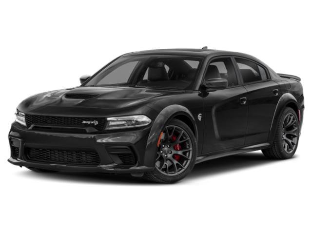 Used 2021 Pitch Black Clearcoat Dodge SRT Hellcat Widebody image 1