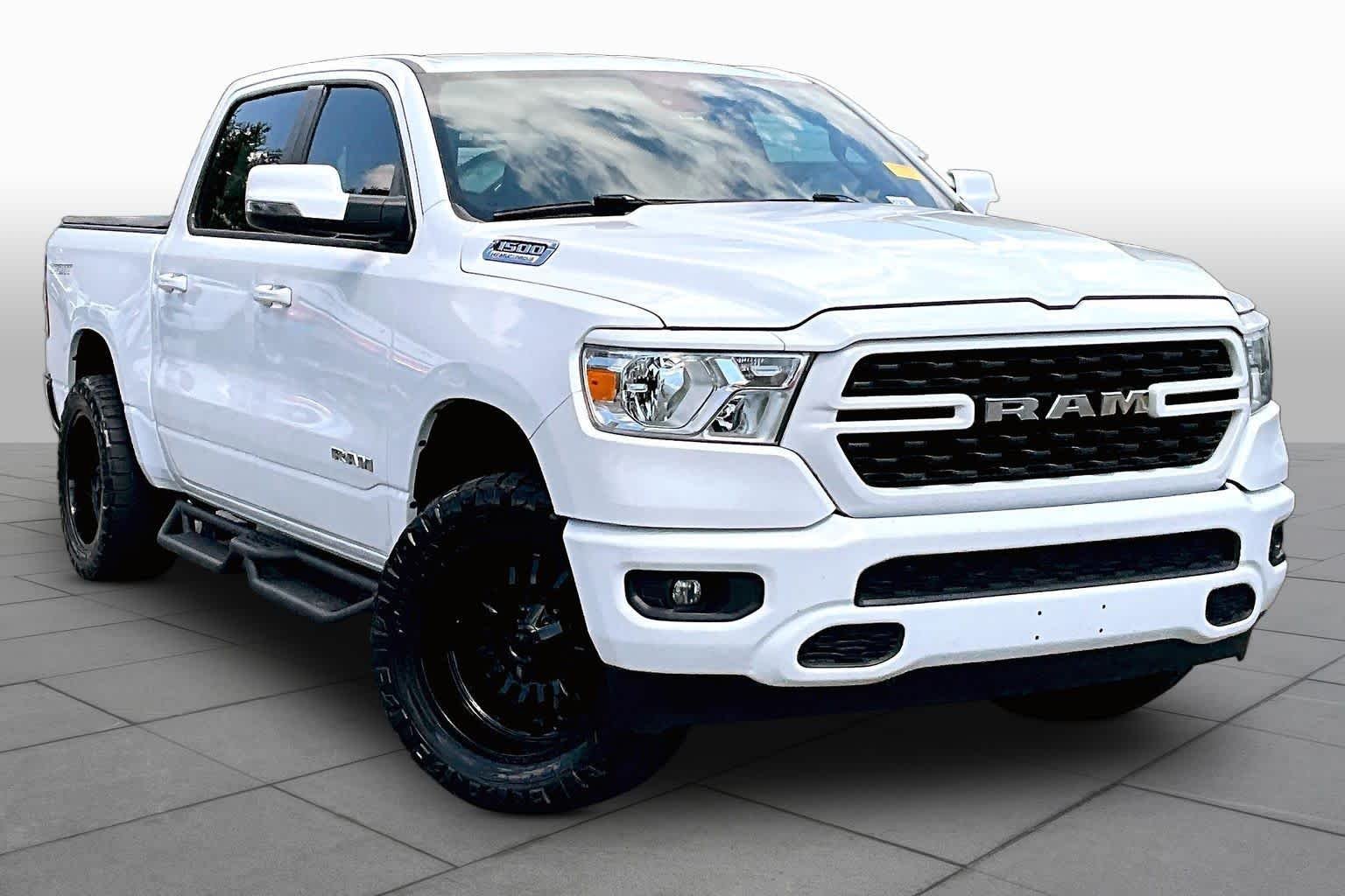 Used 2023 Bright White Clearcoat Ram Big Horn image 3