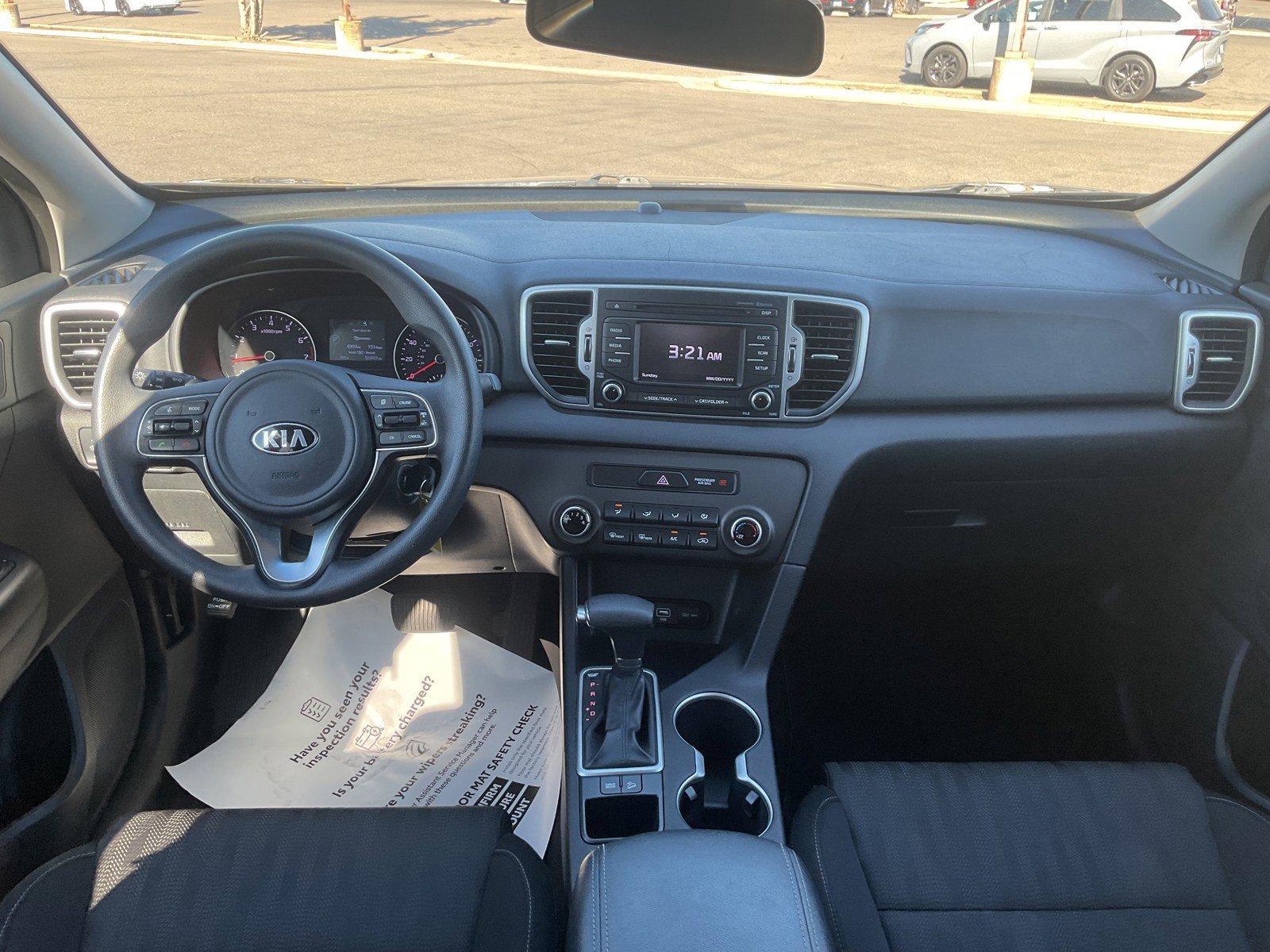 Used 2017 Black Cherry Kia LX image 17
