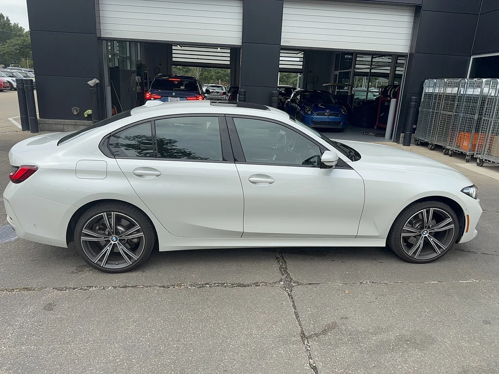 Used 2023 Mineral White Metallic BMW 330i xDrive image 4