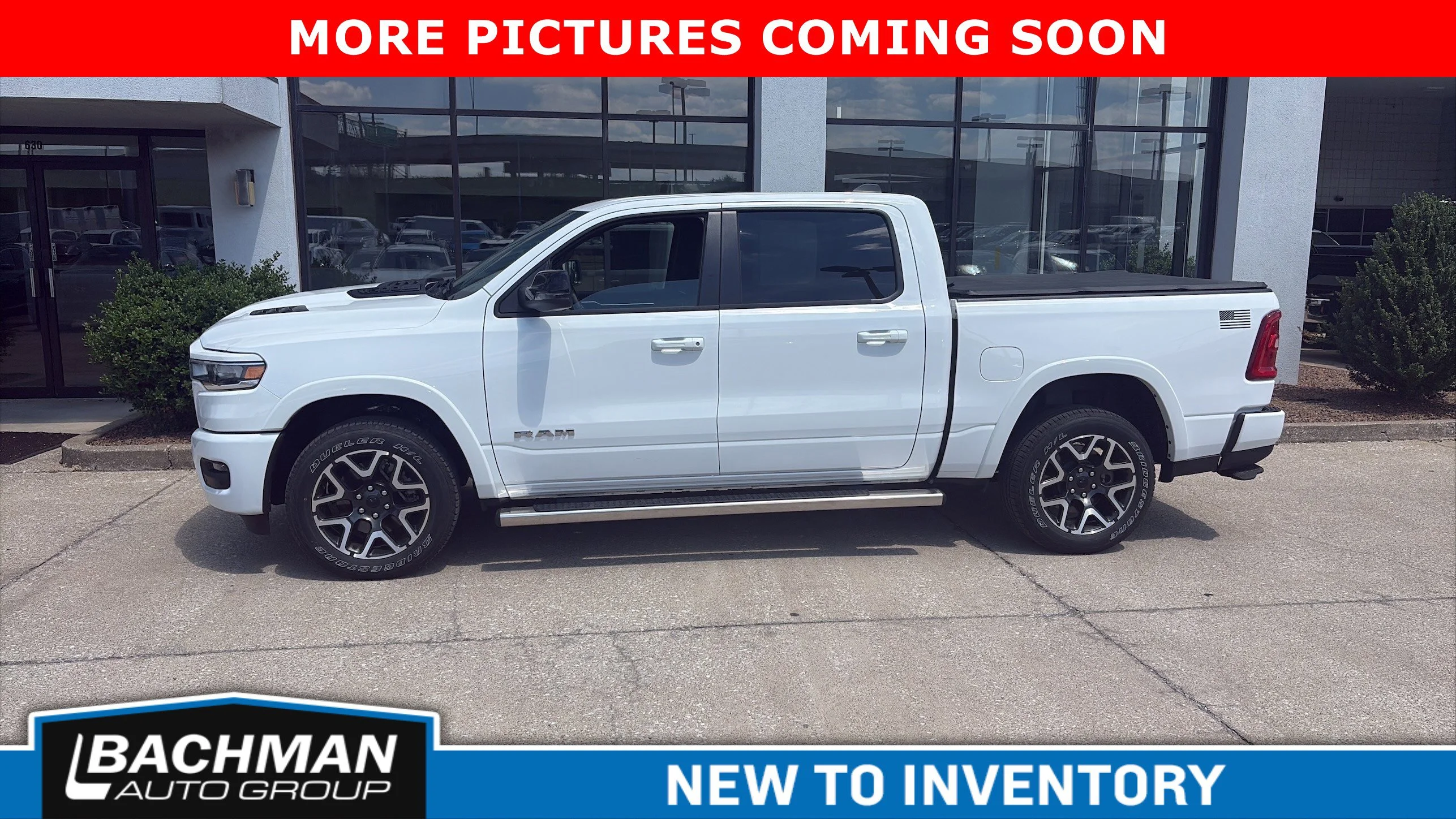 Used 2025 Bright White Clearcoat Ram Laramie image 4