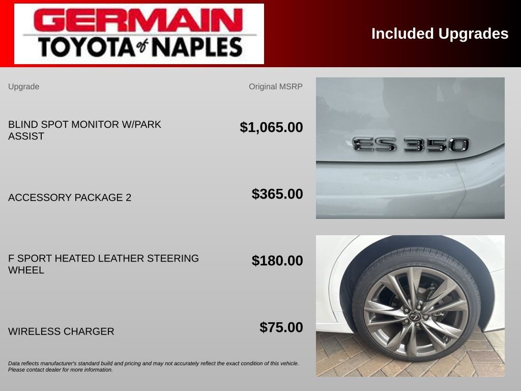 Used 2020 White Lexus 350 F Sport image 4
