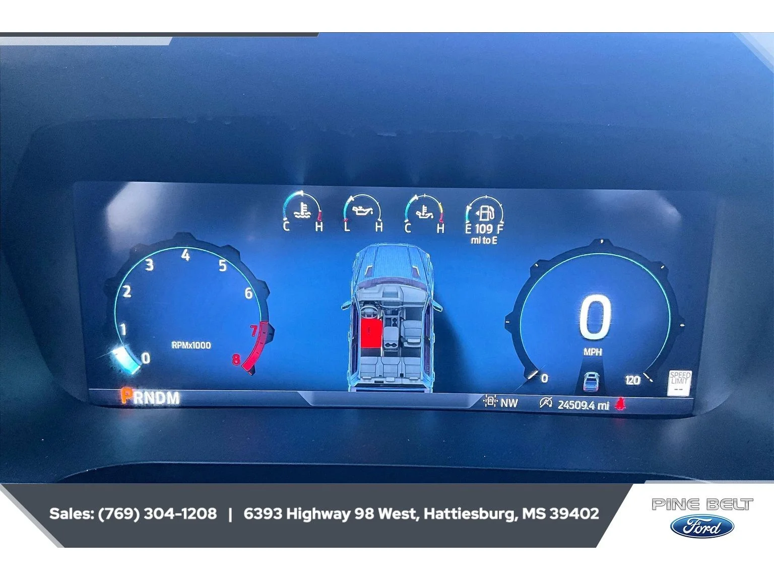 Used 2025 Agate Black Metallic Ford Tremor image 15