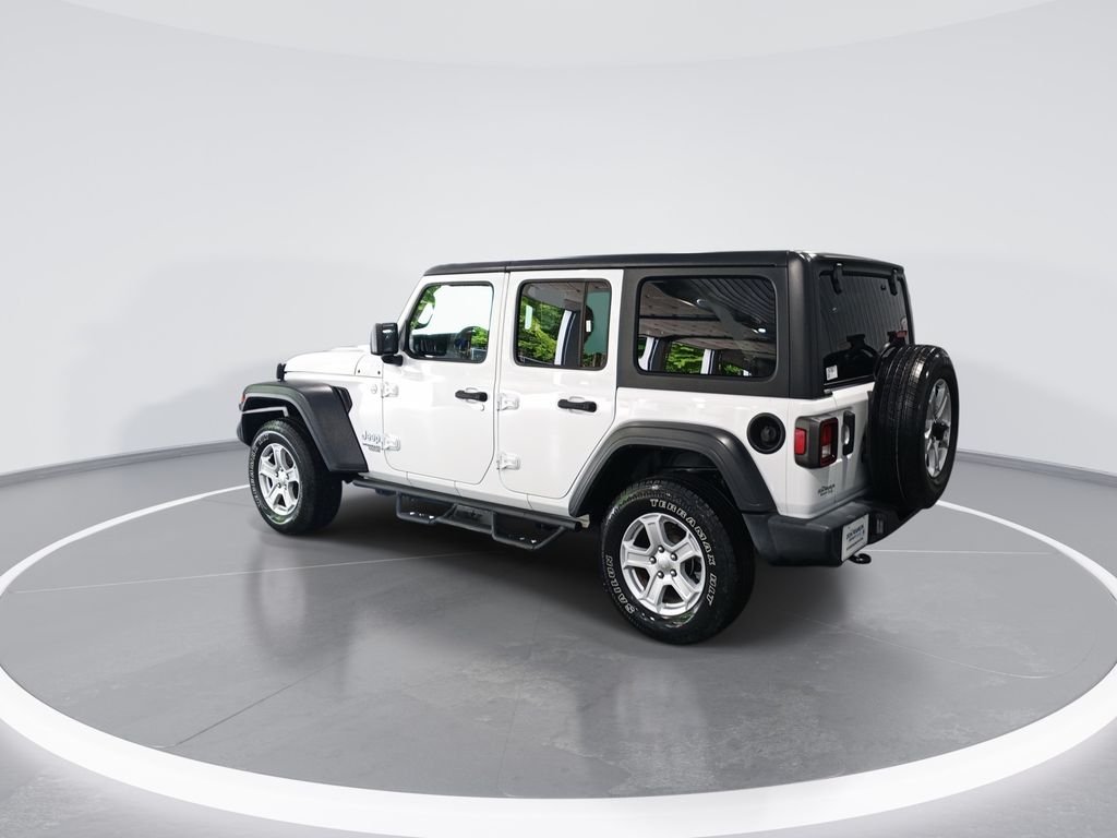 Used 2020 White Jeep Unlimited Sport S image 6