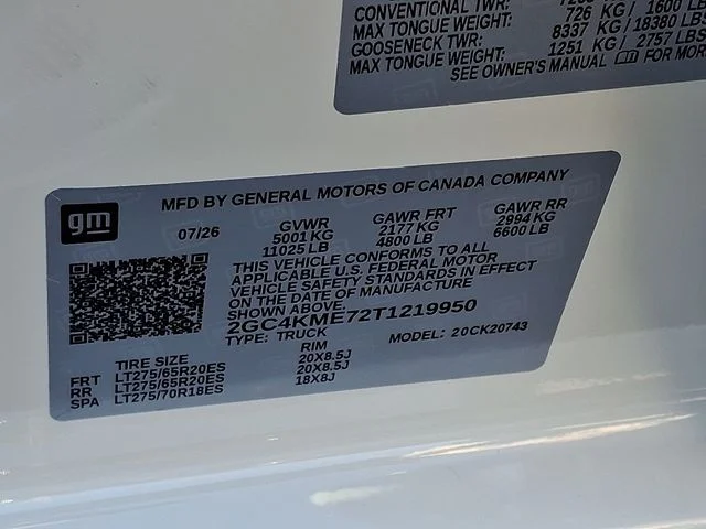 New 2026 White Chevrolet Custom image 20