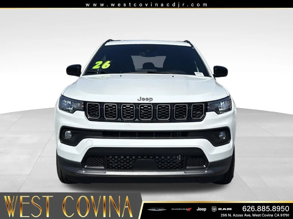 New 2026 Bright White Clear-Coat Exterior Paint Jeep Latitude image 3