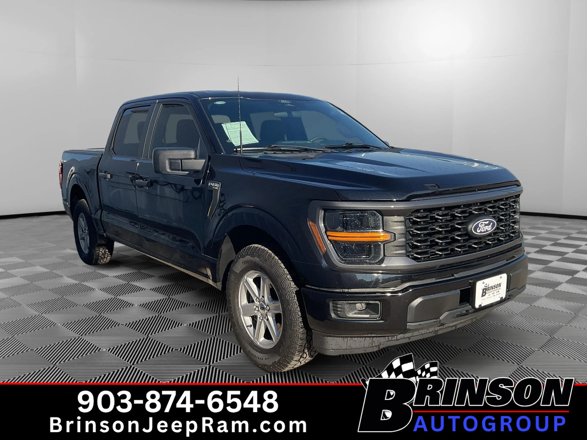 Used 2024 Agate Black Metallic Ford STX image 3
