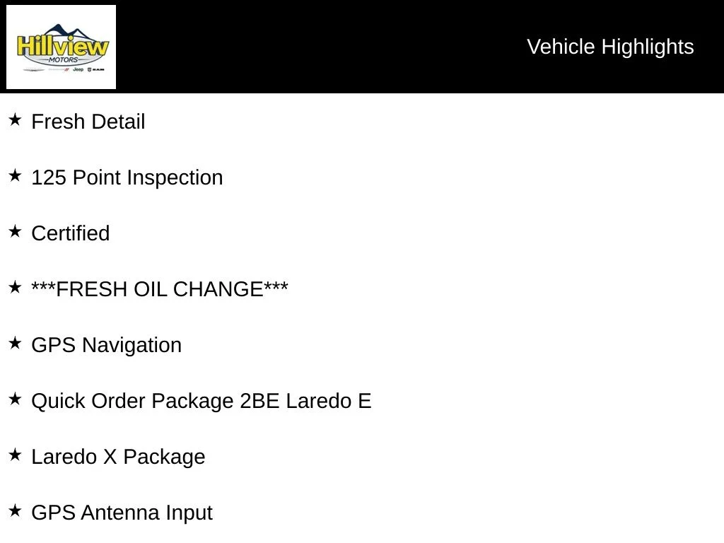 Certified Used 2020 Billet Silver Metallic Jeep Laredo E image 6