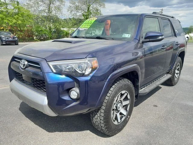 Used 2020 Blue Toyota TRD Off-Road Premium image 5