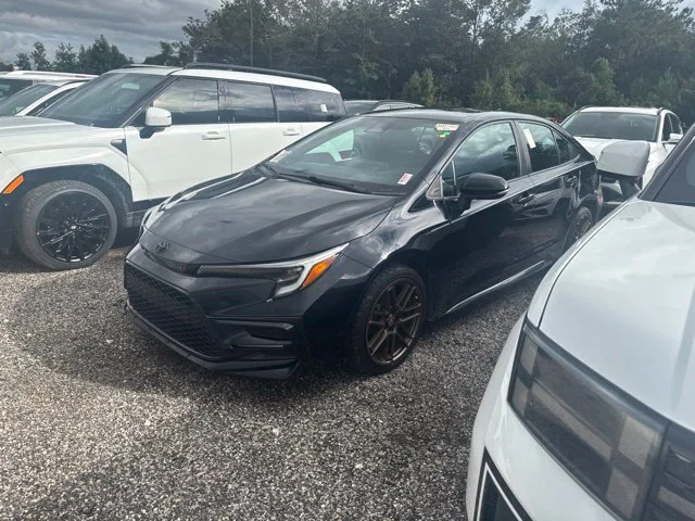 Used 2024 Black Toyota SE Nightshade image 1