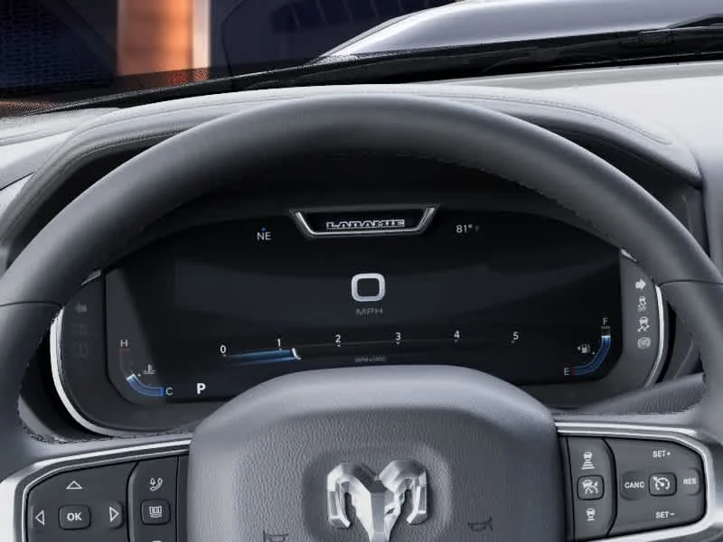 New 2027 Diamond Black Crystal Pearlcoat Ram Laramie image 17