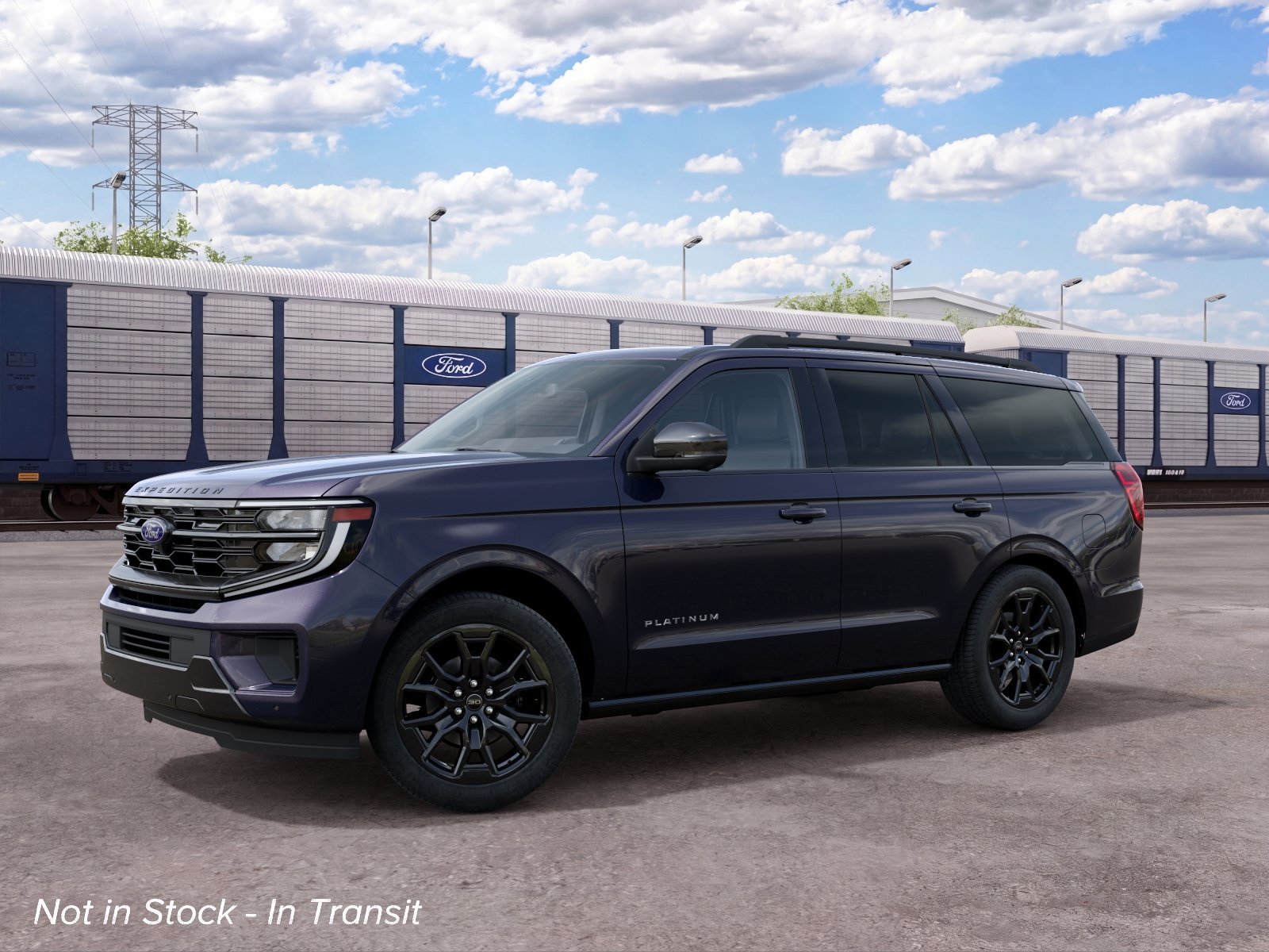 New 2027 Blue Ember Metallic Ford Platinum image 1