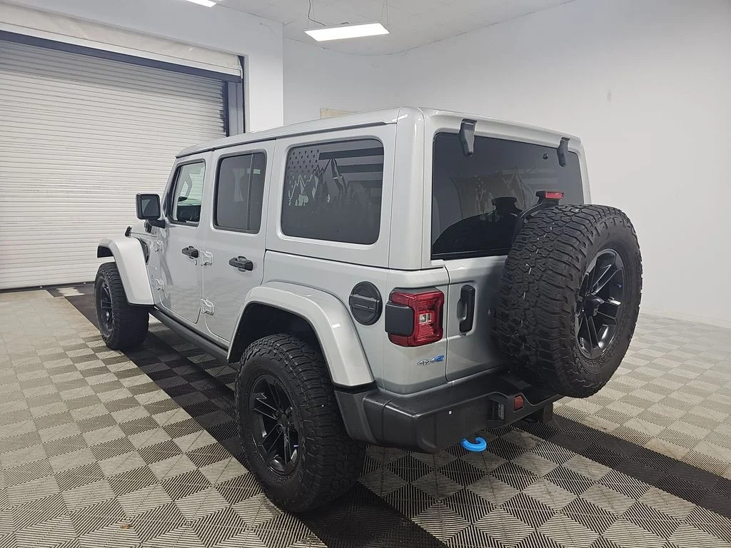 Used 2023 Silver Jeep Sahara 4xe image 4