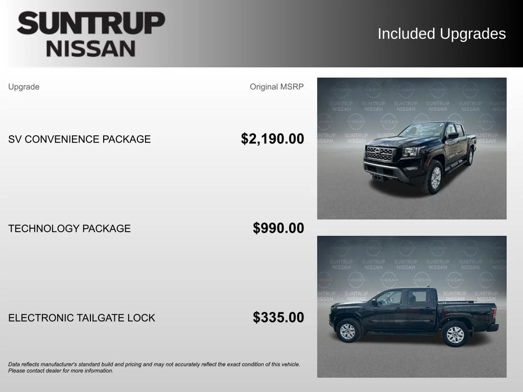 Used 2023 Black Nissan SV image 2