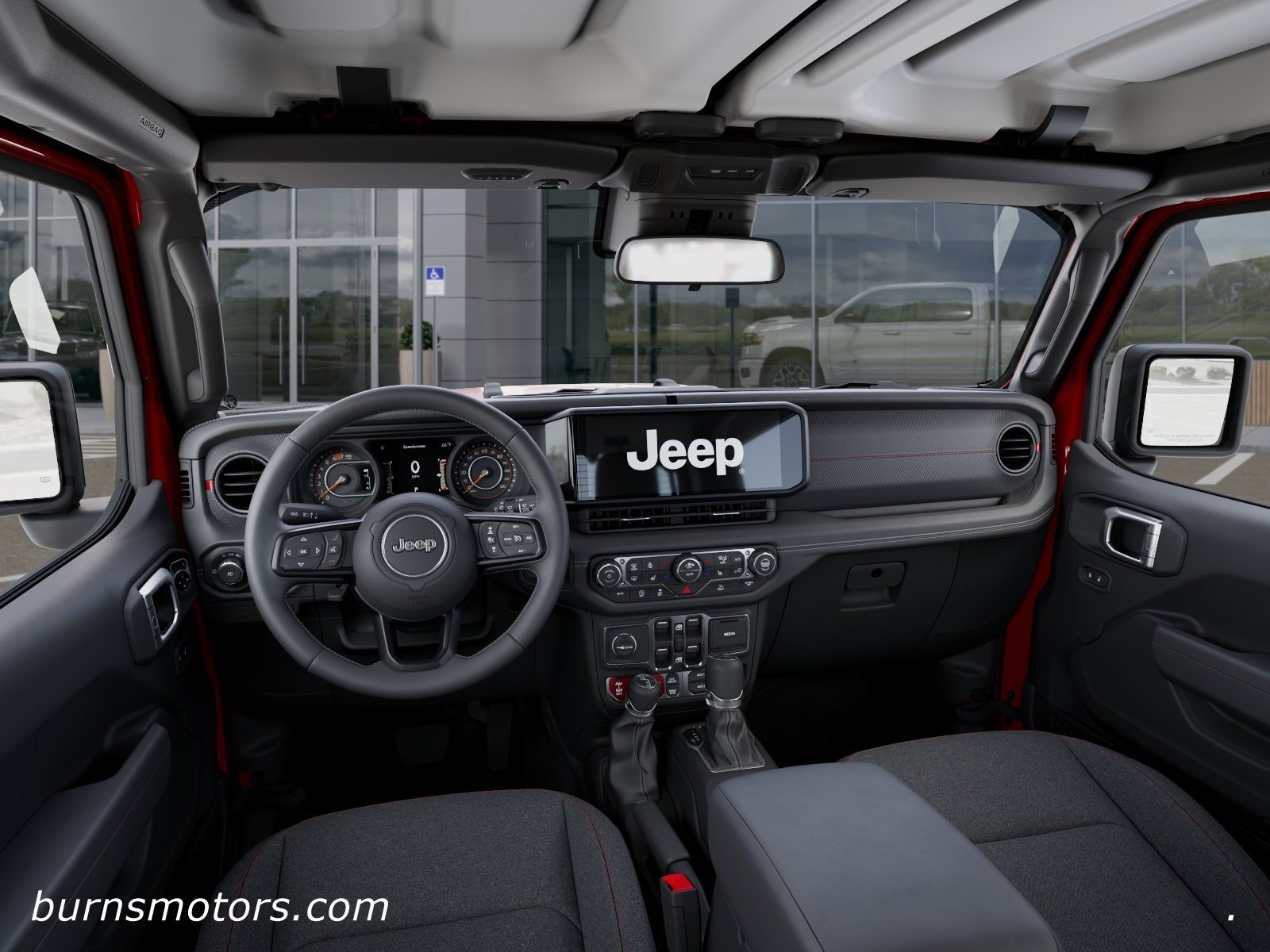 New 2026 Firecracker Red Clear-Coat Exterior Paint Jeep Rubicon 4-Door image 14