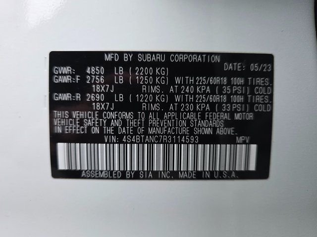 Used 2024 White Subaru Limited image 29