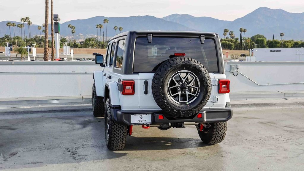 New 2026 Bright White Clearcoat Jeep Rubicon image 7