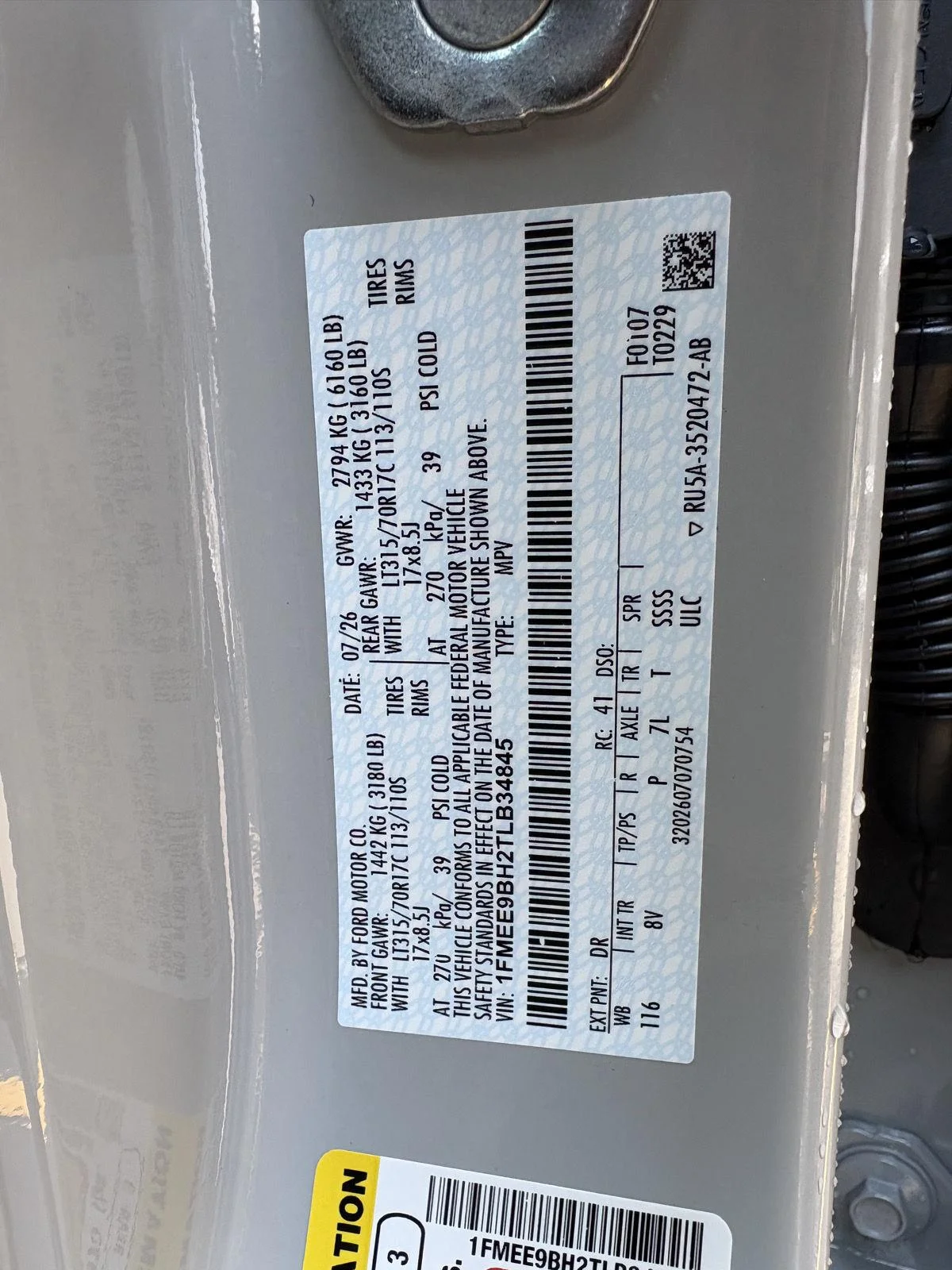 New 2026 Avalanche Gray Ford Badlands® image 19