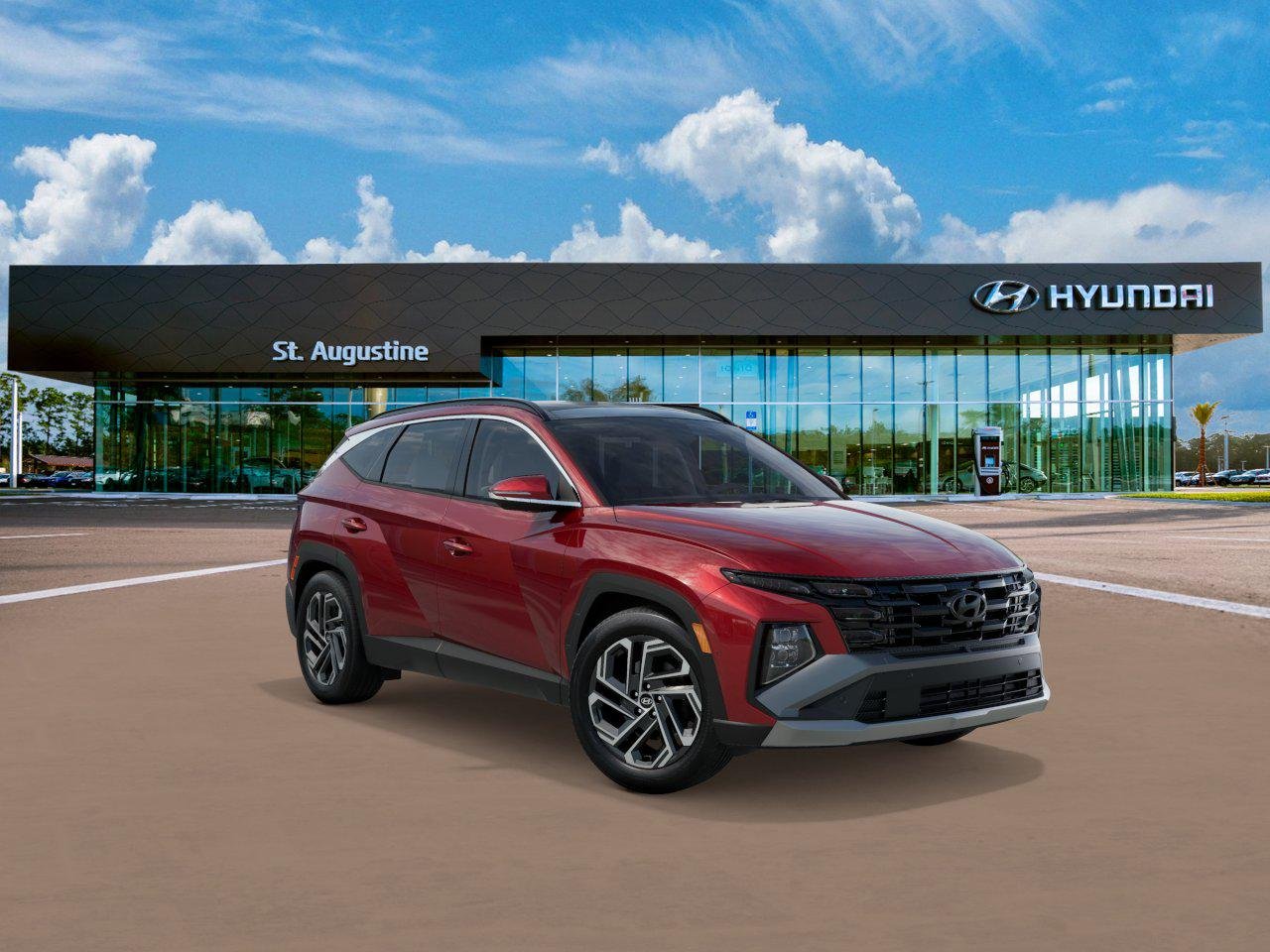 New 2026 Red Hyundai Limited FWD image 2