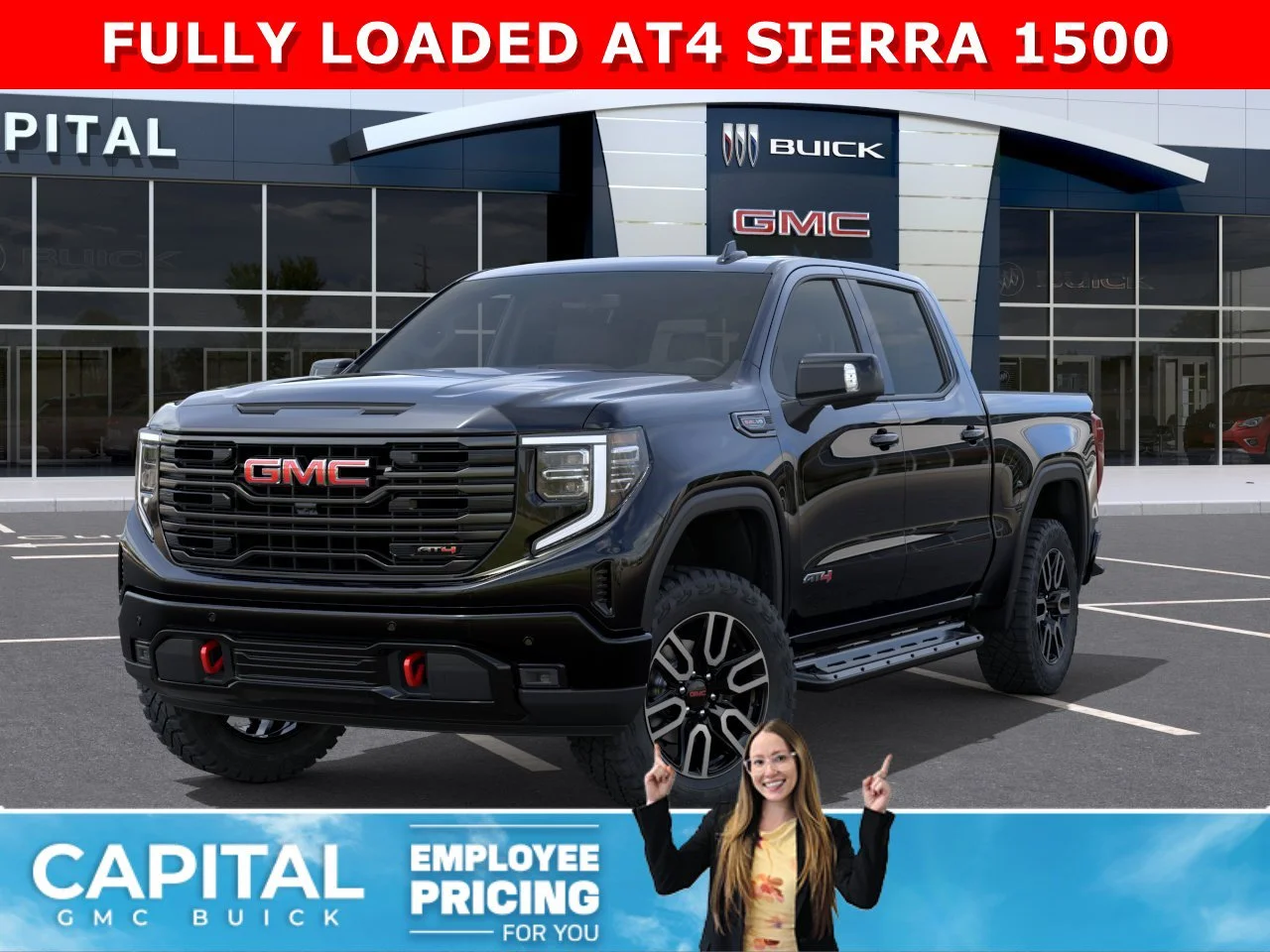 New 2026 ONYX BLACK GMC AT4 image 1