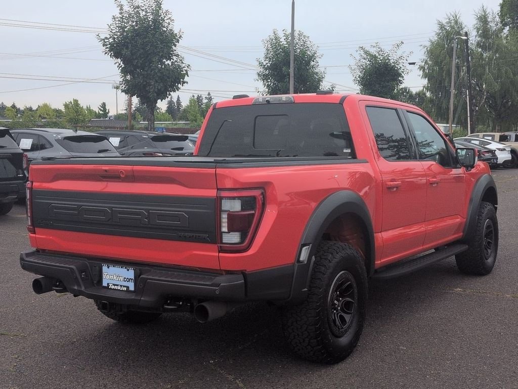 Used 2022 Orange Metallic Ford Raptor image 5