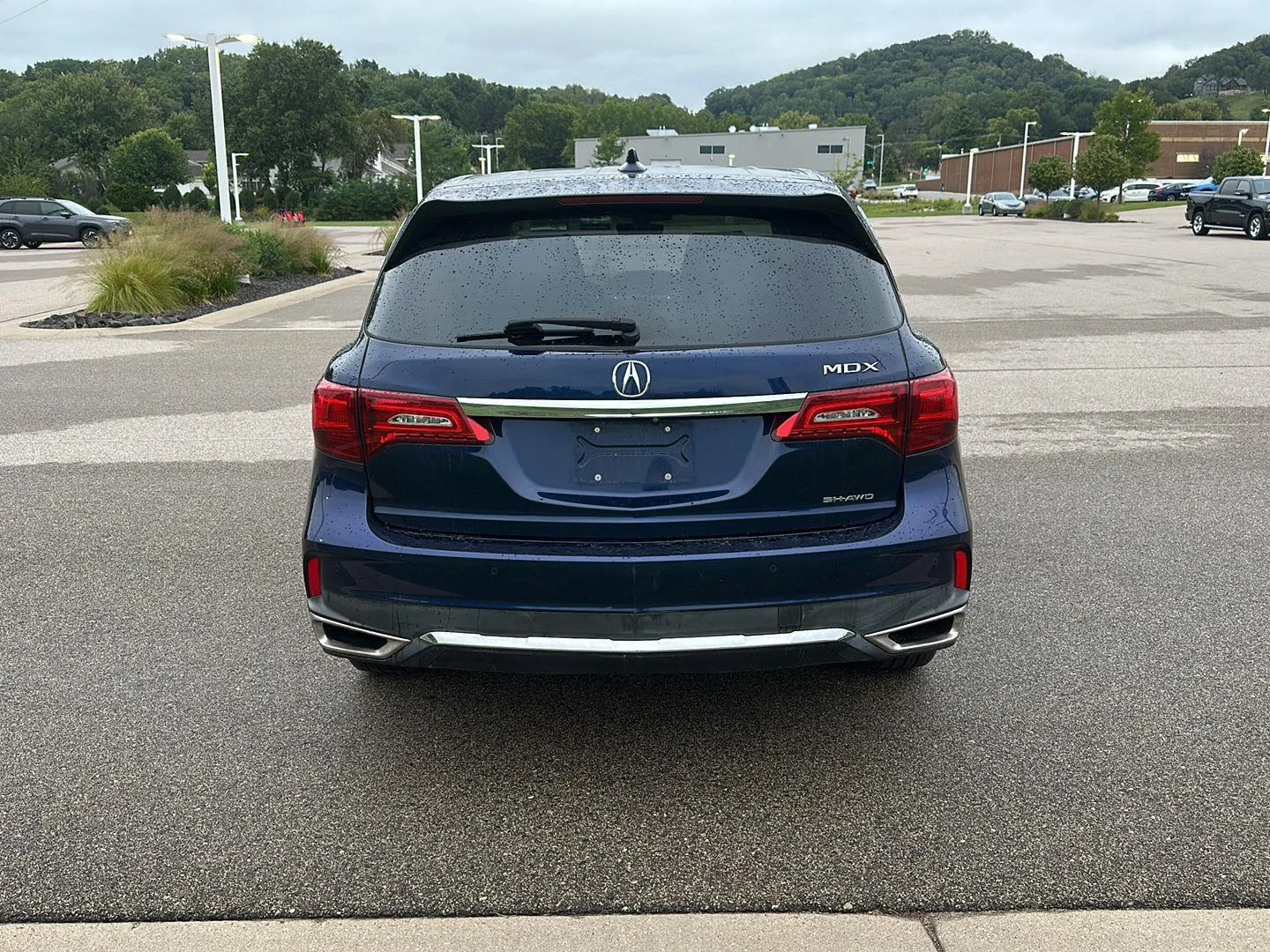Used 2020 Fathom Blue Pearl Acura SH-AWD w/Tech image 4
