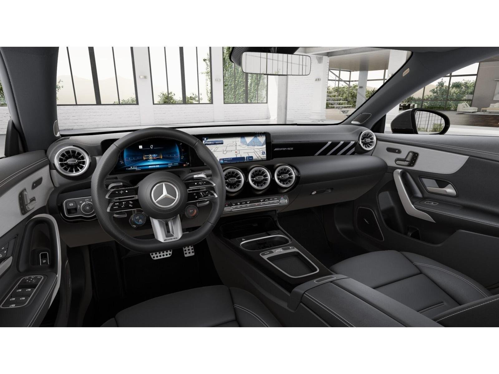 New 2026 Cirrus Silver Metallic Mercedes-Benz AMG® CLA 35 4MATIC® Coupe image 3