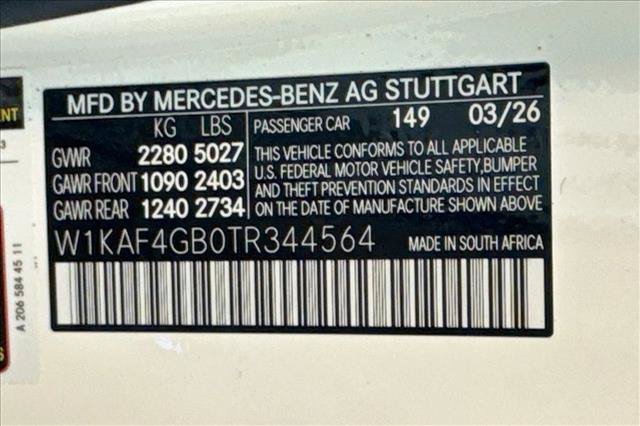 New 2026 Polar White Mercedes-Benz C 300 image 60