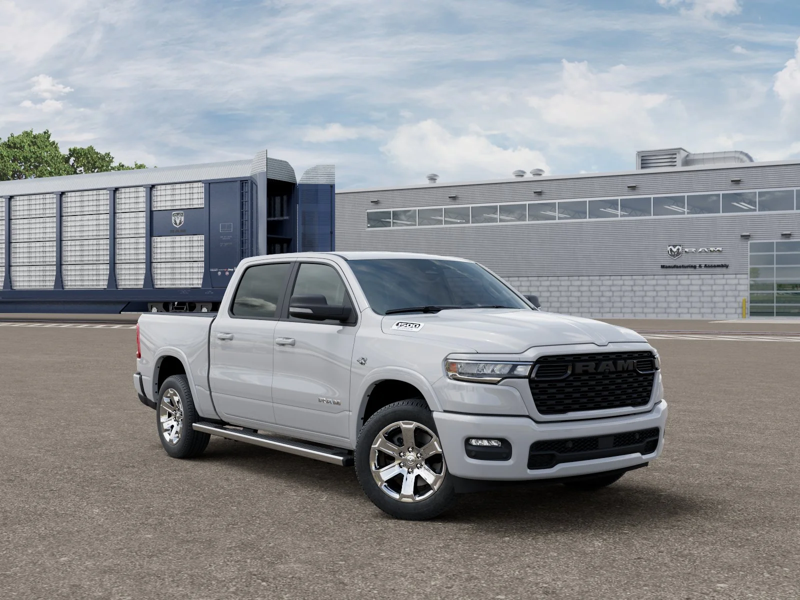 New 2026 Bright White Clearcoat RAM Big Horn/Lone Star image 3