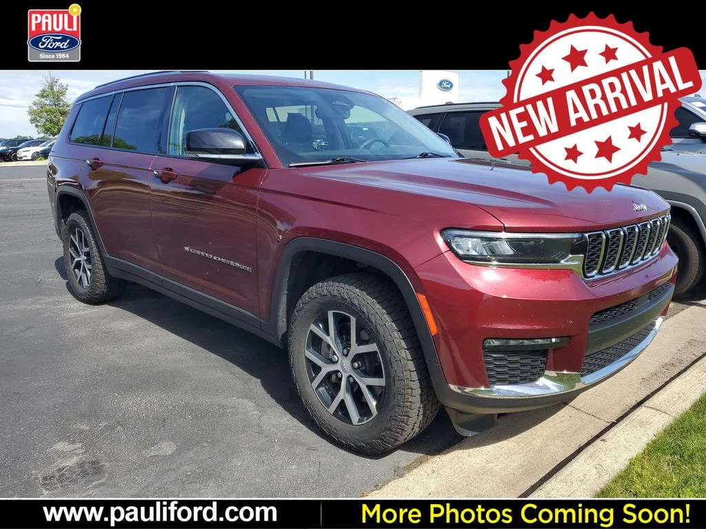 Certified Used 2023 Velvet Red Pearlcoat Jeep Limited image 1