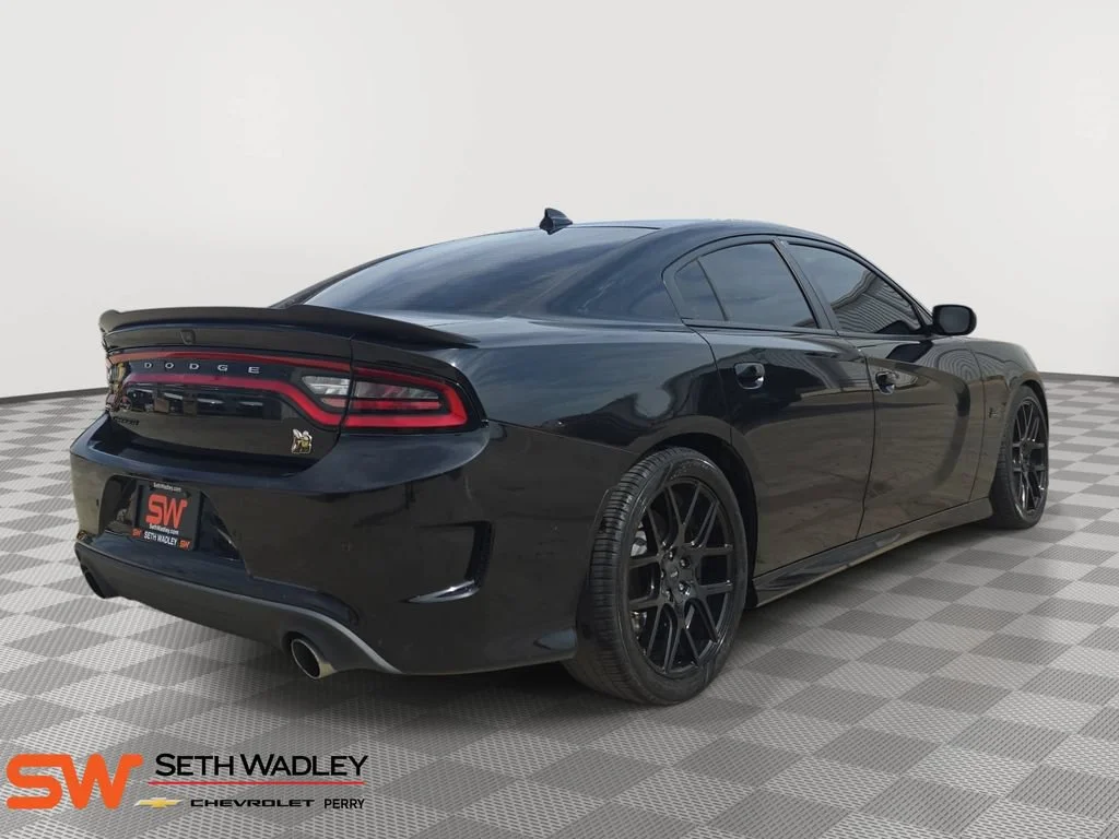 Used 2019 Black Dodge Scat Pack RWD image 7