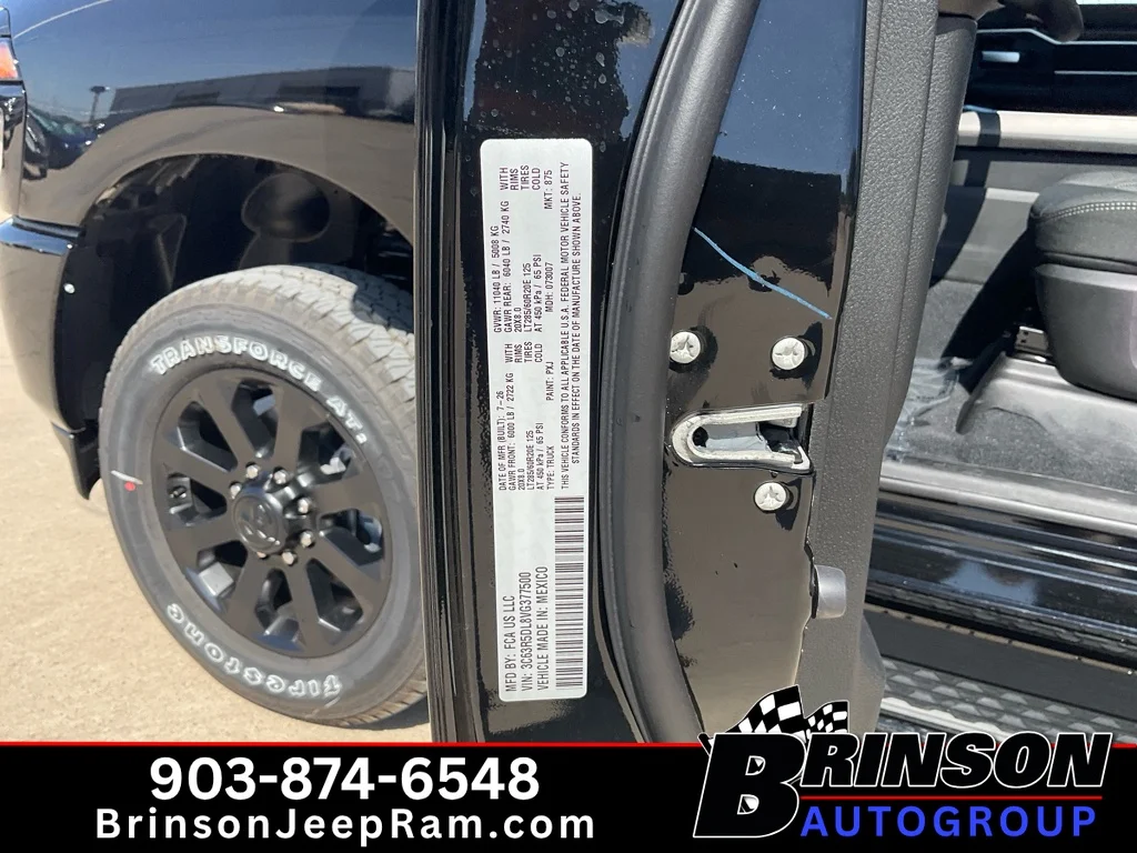 New 2027 Diamond Black Crystal Pearlcoat RAM Lone Star image 19