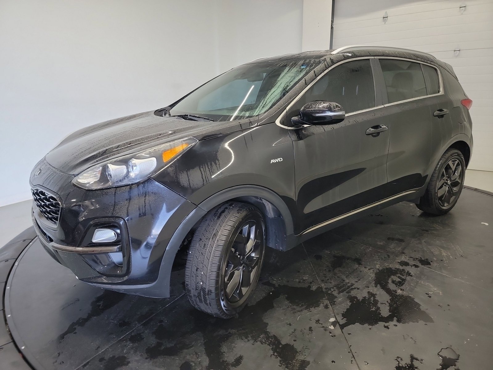 Used 2021 Black Cherry Kia S image 3