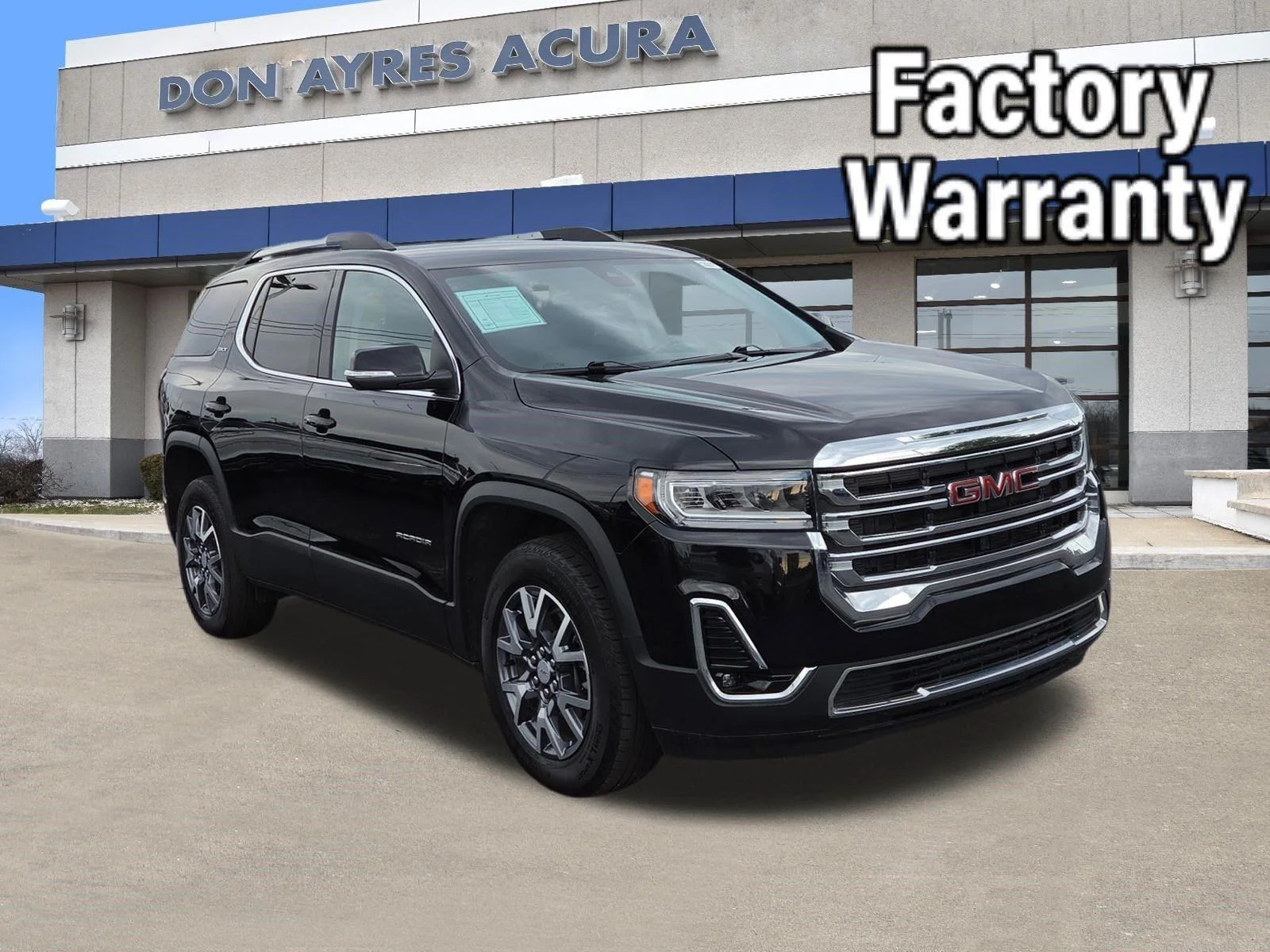 Used 2023 Ebony Twilight Metallic GMC SLT image 1
