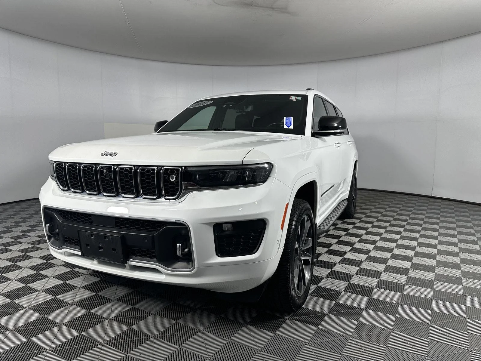 Used 2023 Bright White Clearcoat Jeep Overland image 3