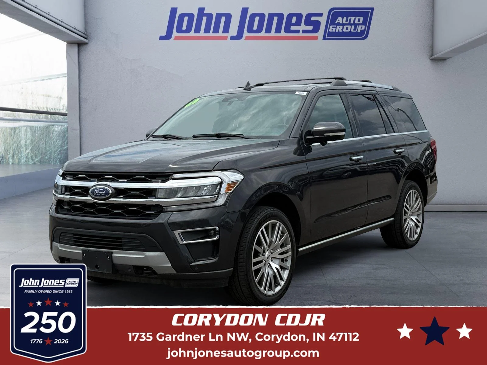 Used 2023 Dark Matter Gray Ford Limited image 1