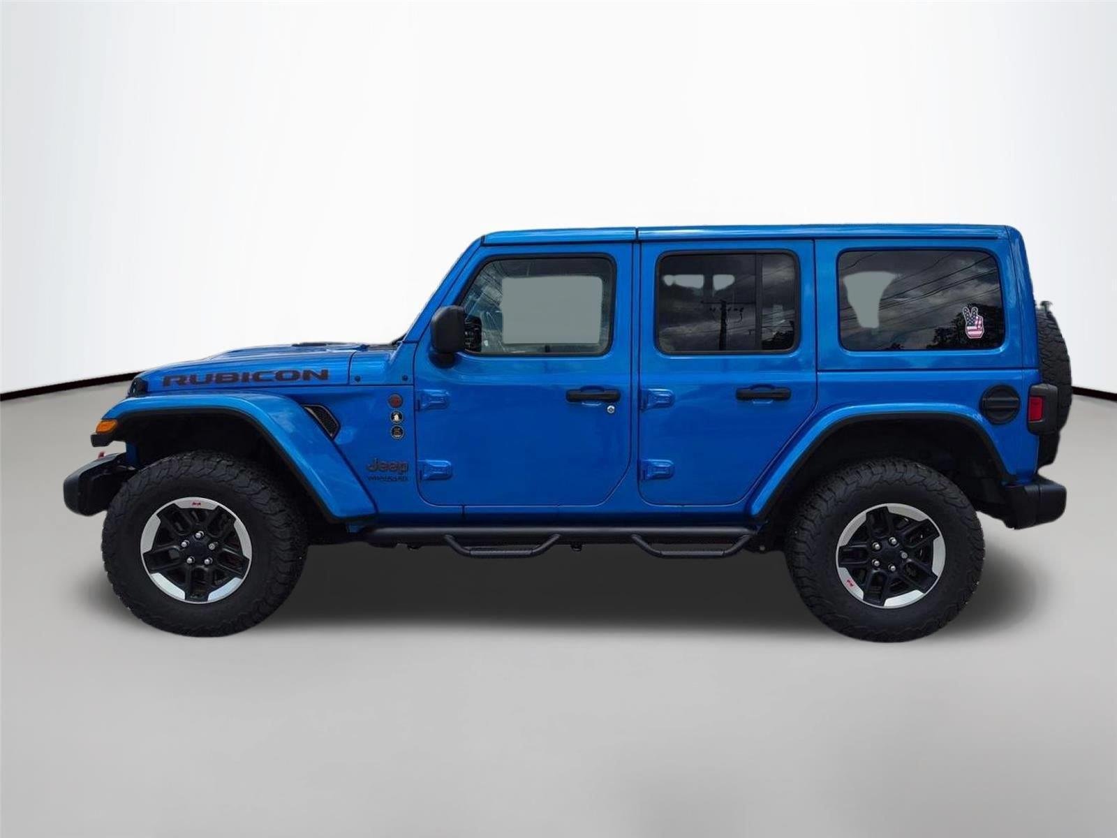 Used 2021 Hydro Blue Pearlcoat JEEP RUBI image 8