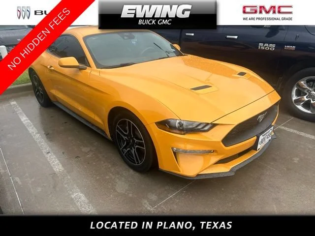 Used 2022 Orange Ford EcoBoost Premium Fastback image 1