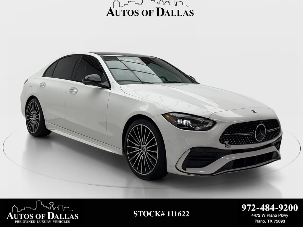 Used 2023 White Mercedes-Benz C 300 image 1