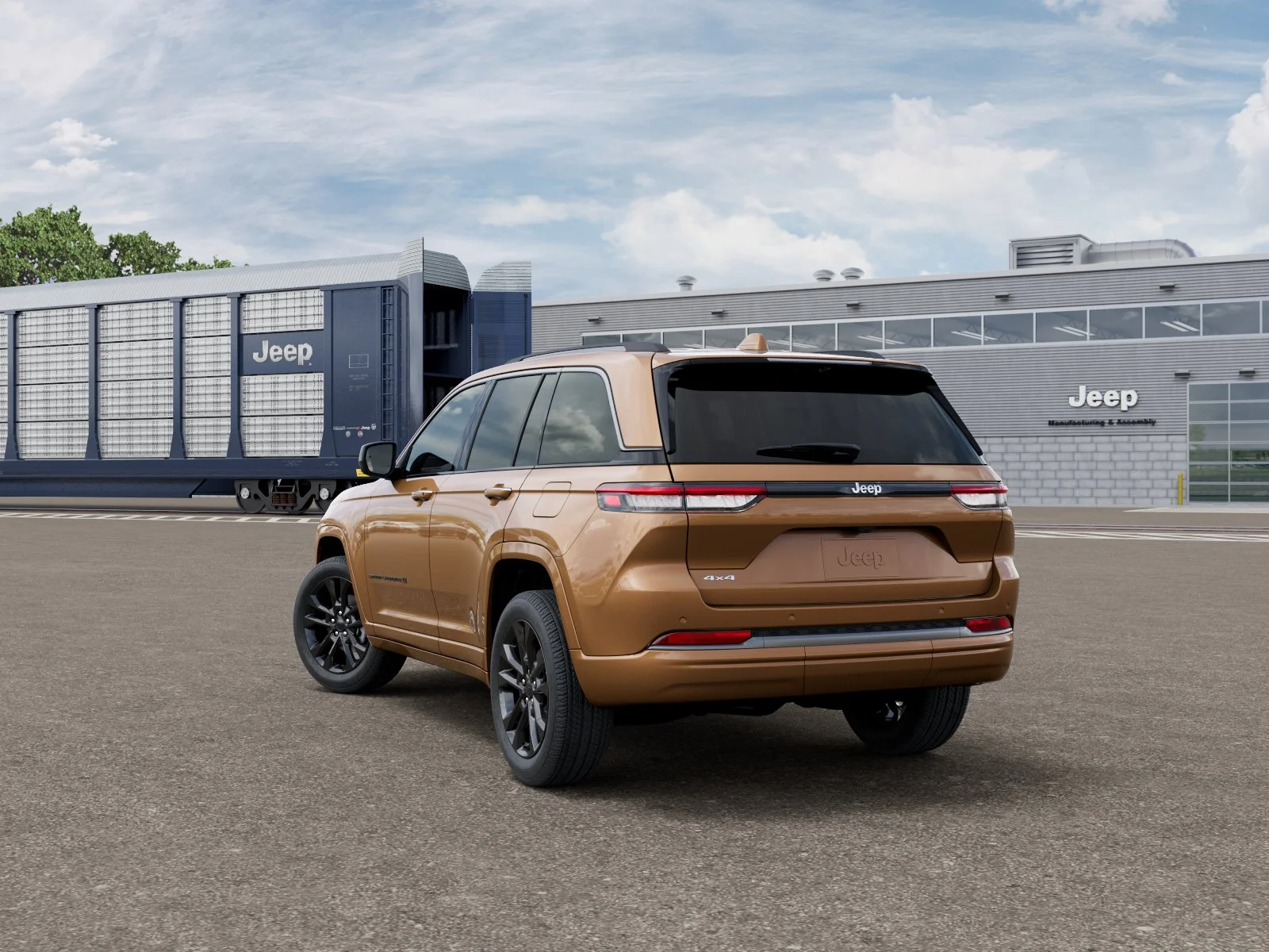 New 2026 Copper Shino Metallic Clear-Coat Exterior Paint Jeep Limited image 3