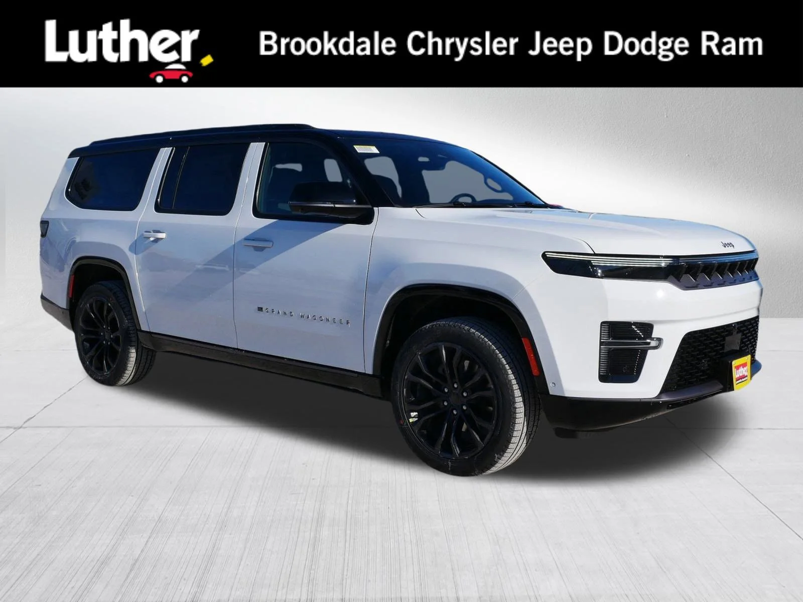 New 2026 Bright White Clear-Coat Exterior Paint Jeep Summit Obsidian image 1